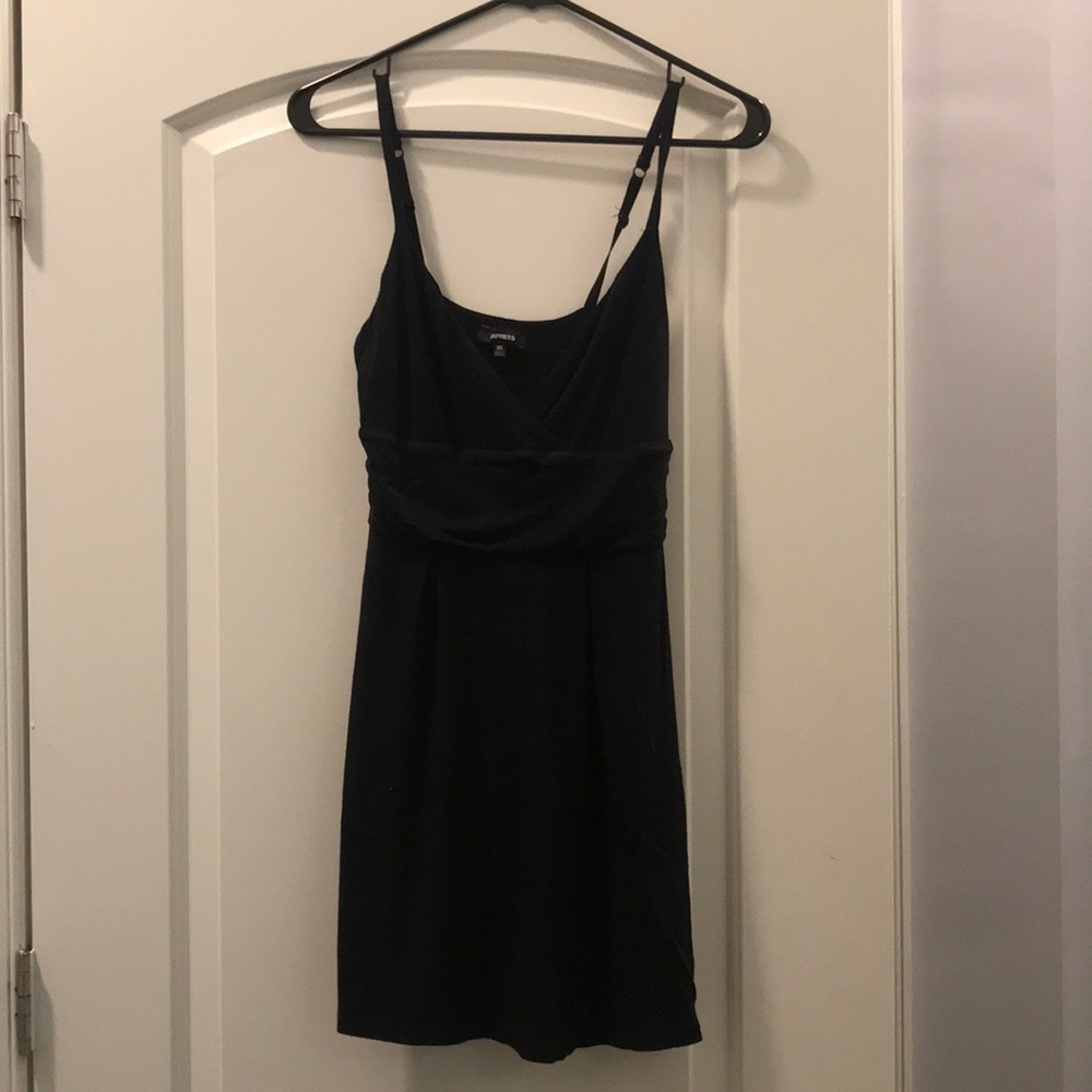 Black mini dress